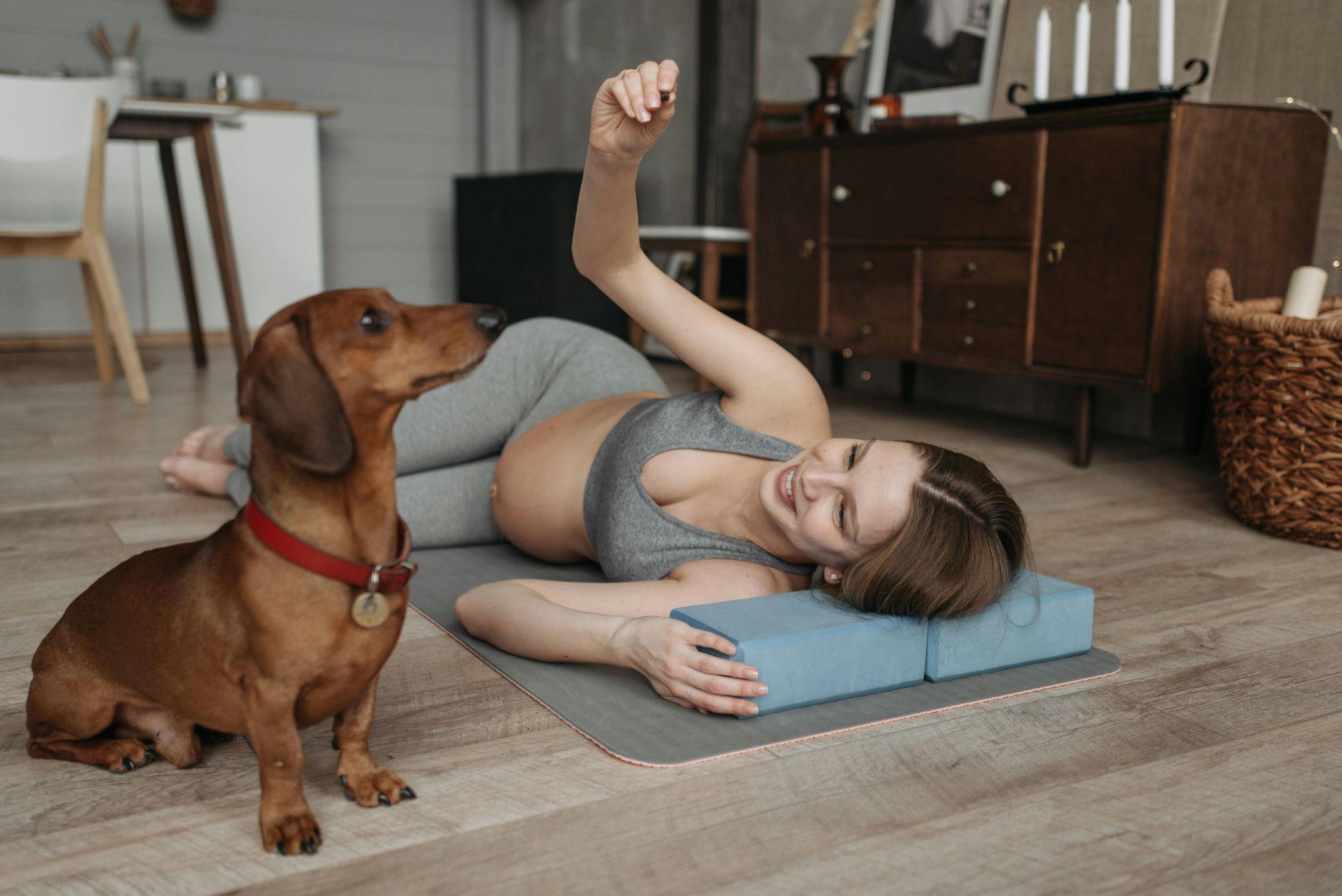 Yoga dog